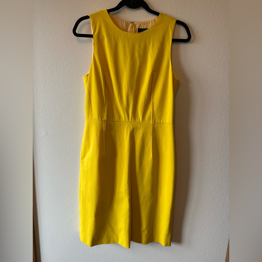 J.Crew Sheath Dress In Bi-Stretch Cotton
